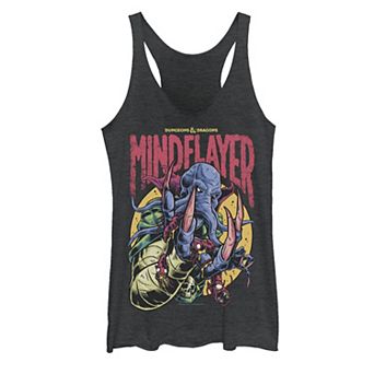 Juniors' Dungeons & Dragons Mindflayer Logo Tank Top