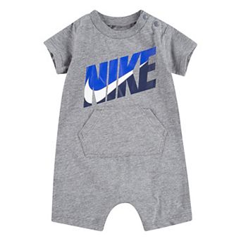 Baby Boy Nike Colorblock Logo Romper