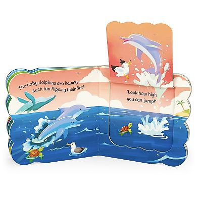 Cottage Door Press Babies in the Ocean Flip-A-Flap Children's Board Book