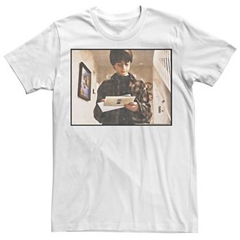 Men's Harry Potter Hogwarts Letter To Harry Nostalgia Style Photo Color Tee