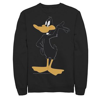Men's Looney Tunes Character Daffy Posing Large Sweatshirt