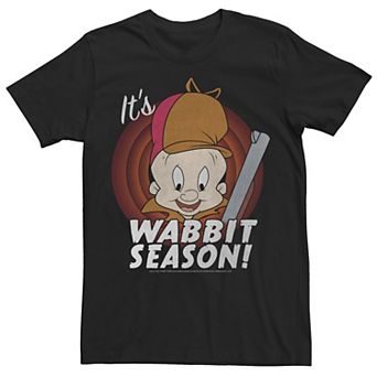 Men's Looney Tunes Elmer Fudd Classic Wabbit Season Tee