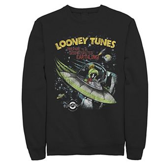 Men's Looney Tunes Marvin the Martian Prepare To Be Disintigrated Vintage Sweatshirt