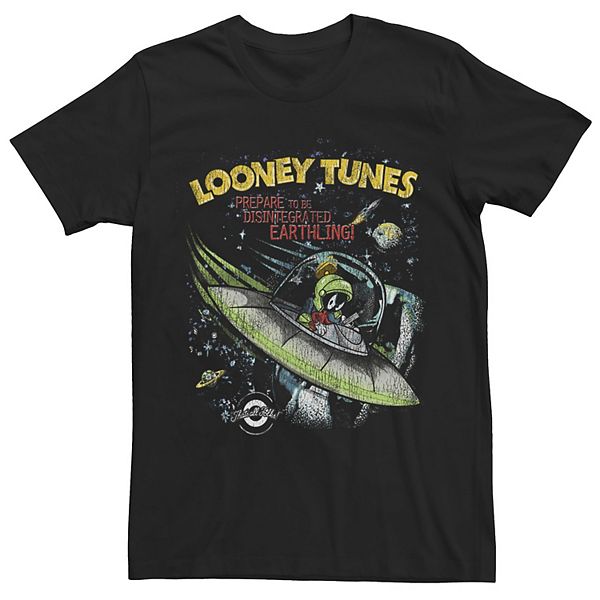 Men's Looney Tunes Marvin the Martian Prepare To Be Disintigrated ...