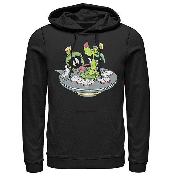 Men's Looney Tunes Characters Marvin And K-9 Hoodie