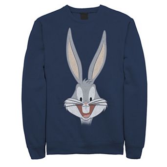 Men's Looney Tunes Bugs Bunny Smiling Large Sweatshirt