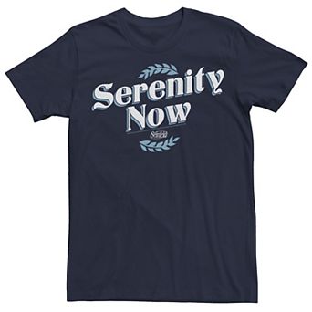 Men's Seinfeld Serenity Now Stylized Text Tee