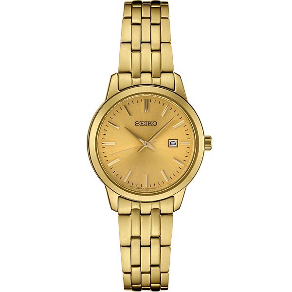 Seiko Women's Essential Champagne Dial Watch - SUR444