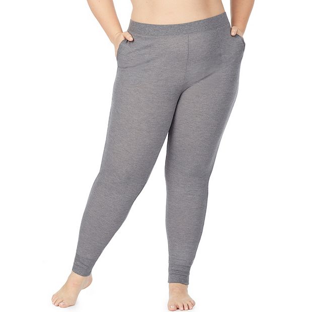 Cuddl Duds Plus Size Stretch Thermal Leggings - ShopStyle