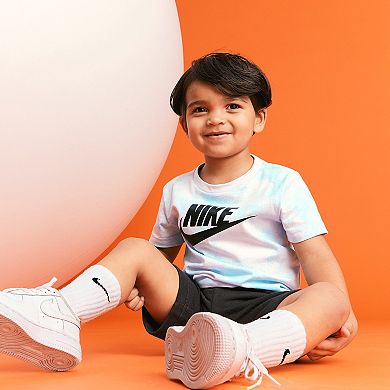 Toddler Boy Nike Sportswear Tie-Dye Tee & Shorts Set