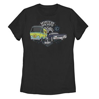Juniors' Scooby-Doo Scoobynatural Mystery Machine And Baby Tee