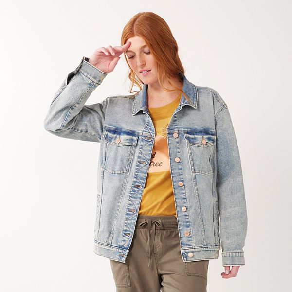 Women's Sonoma Goods For Life® Oversized Denim Jacket