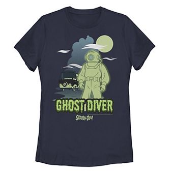 Juniors' Scooby-Doo A Clue For Scooby -Doo Ghost Diver Portrait Tee
