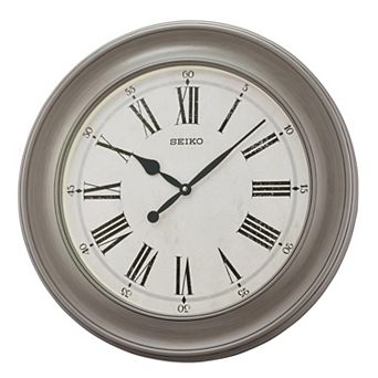 Seiko Noa Gray Wall Clock