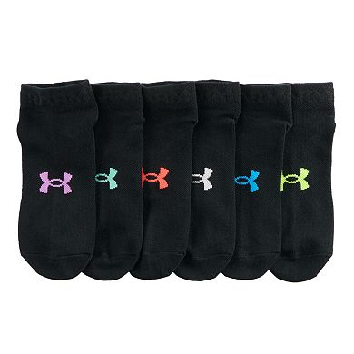 Women's Under Armour 6-Pack Essential Low Cut Socks