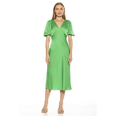 felicity midi dress Felicity Midi Dress In Green Paisley by At Last