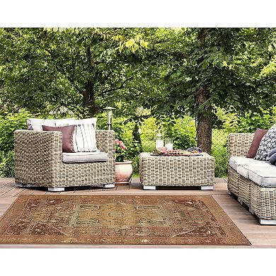 Liora Manne Marina Heriz Indoor Outdoor Rug