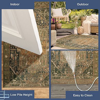 Liora Manne Marina Heriz Indoor Outdoor Rug