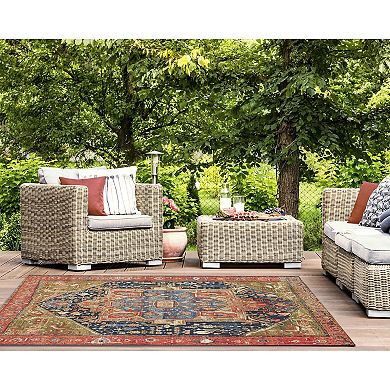 Liora Manne Marina Heriz Indoor Outdoor Rug