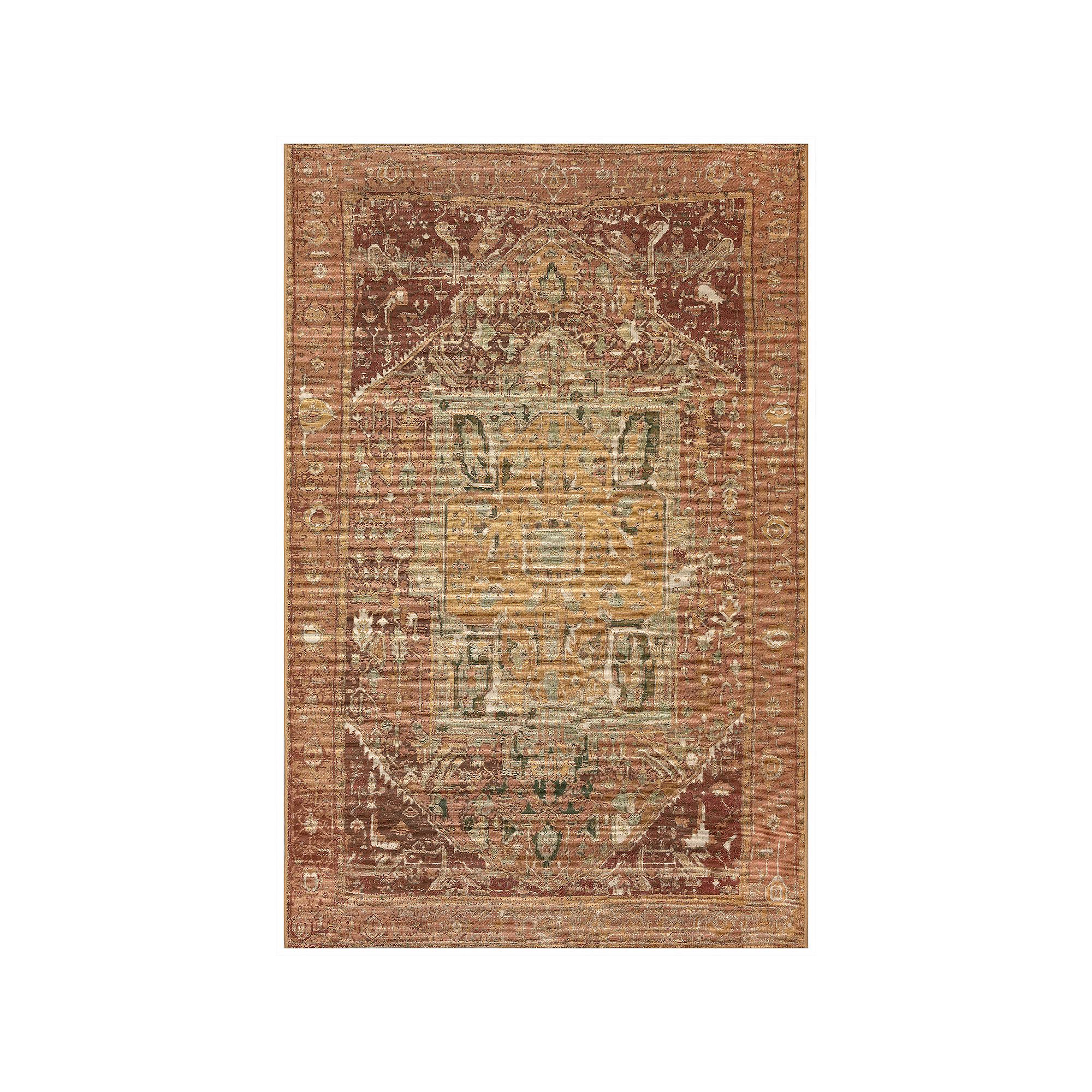 Liora Manne Marina Heriz Indoor Outdoor Rug, Terracotta
