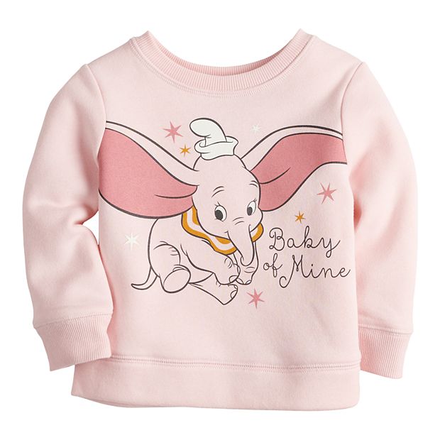 Disney s Dumbo Baby Girl Fleece Crew by Jumping Beans