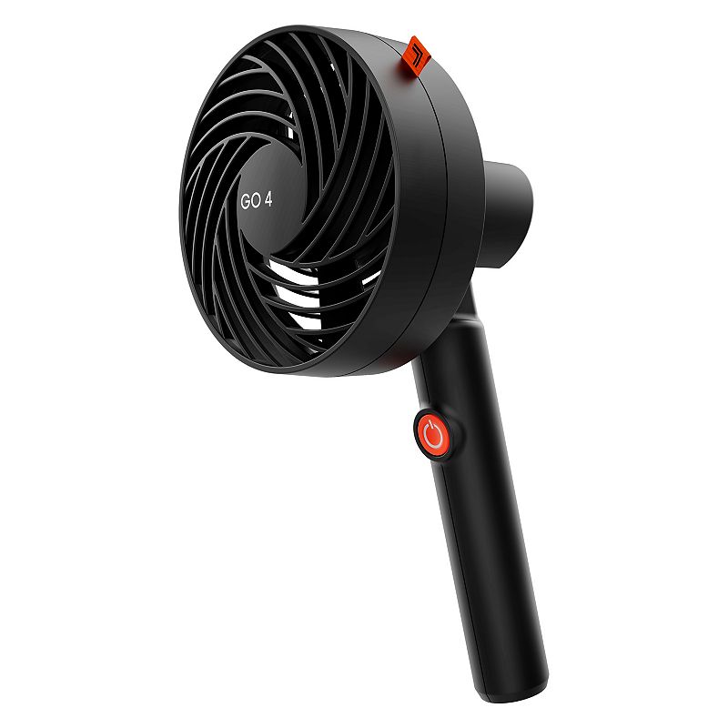 Sharper Image Handheld Rechargeable Fan, Black