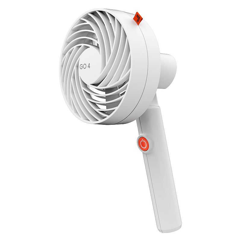 Sharper Image Handheld Rechargeable Fan, White
