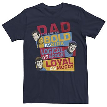 Big & Tall Star Trek Original Series Dad You Are Bold Tee