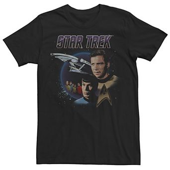 Big & Tall Star Trek Original Series Vintage Enterprise Tee
