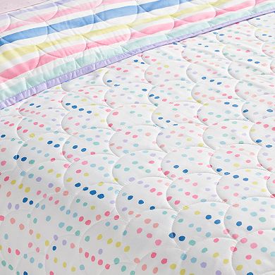 The Big One Kids™ Printed Madison Dot Reversible Quilt Set with Shams