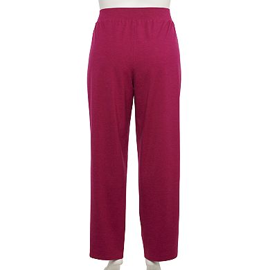 Plus Size Croft & Barrow® Easy Knit Straight-Leg Pants