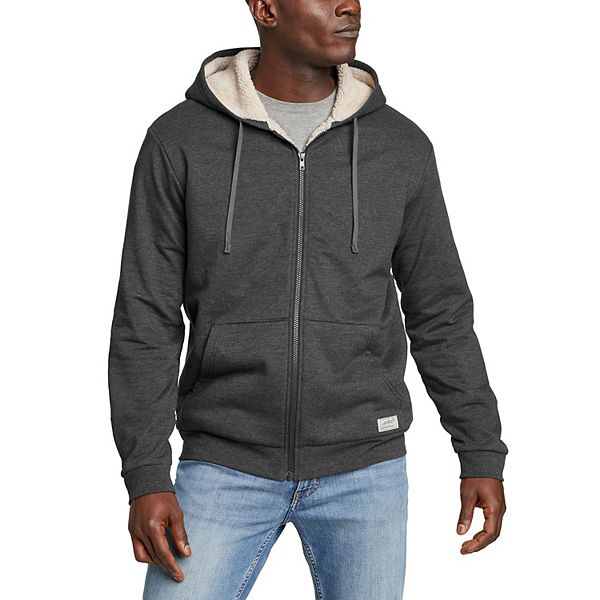Men's Eddie Bauer Signature Sherpa-Lined Fleece Hoodie