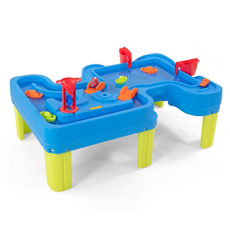 Simplay3 Big River & Roads Water Play Table, Multicolor