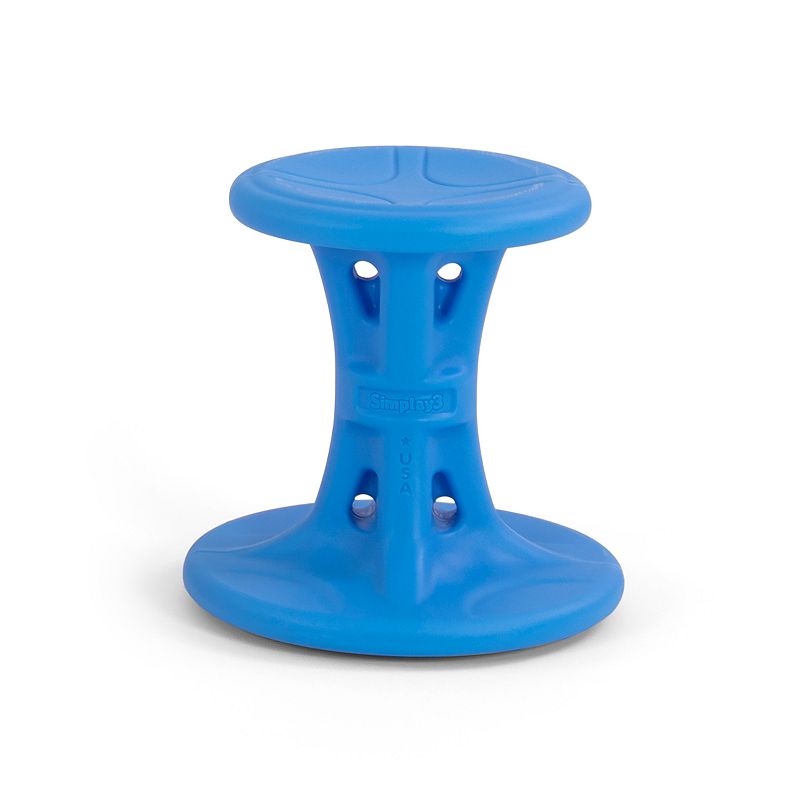 Simplay3 Big Wiggle Kids Chair, Blue