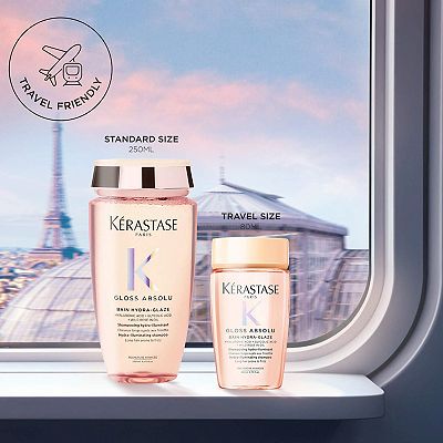Kerastase Gloss Absolu High-Shine Anti-Frizz Shampoo for Fine to