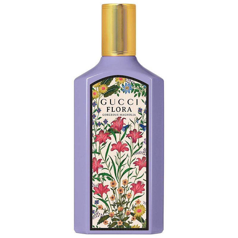 Gucci Flora Gorgeous Magnolia Eau de Parfum with Berries and Patchouli, Size: 3.3 Oz, Flora Magn