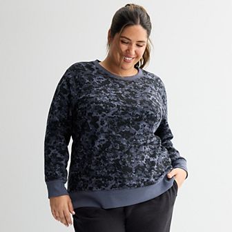 Plus Size Tek Gear® Ultrasoft Fleece Crewneck Sweatshirt