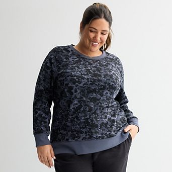 Plus Size Tek Gear® Ultrasoft Fleece Crewneck Sweatshirt