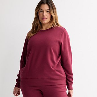 Plus Size Tek Gear® Ultrasoft Fleece Crewneck Sweatshirt