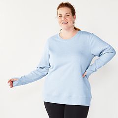 Plus Size Tek Gear® Ultrasoft Fleece Sweatshirt suitable for a wide range  of occasions