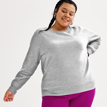 Plus Size Tek Gear® Ultrasoft Fleece Crewneck Sweatshirt