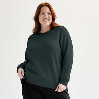 Plus Size Tek Gear® Ultrasoft Fleece Crewneck Sweatshirt