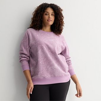 Plus Size Tek Gear® Ultrasoft Fleece Crewneck Sweatshirt