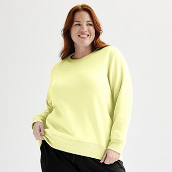 Plus Size Tek Gear® Ultrasoft Fleece Crewneck Sweatshirt