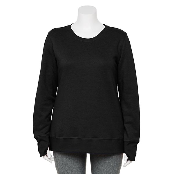 Women's Tek Gear® Ultrasoft Fleece Sweatshirt, Size: XL, Black - Yahoo  Shopping