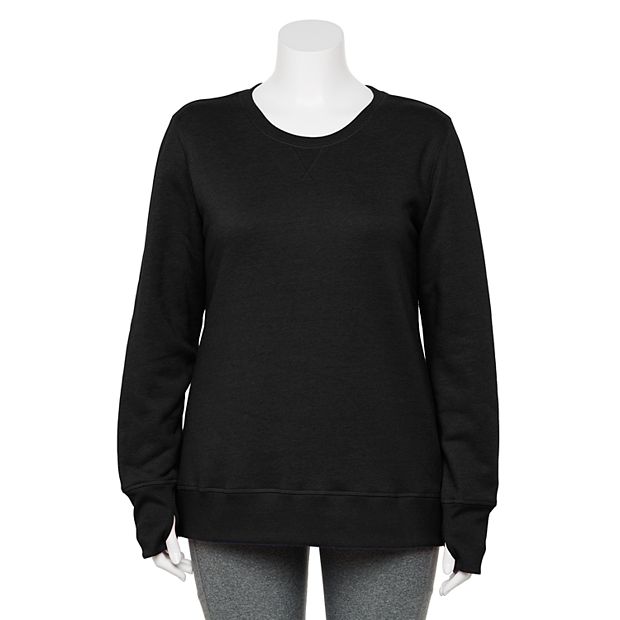 Women's Tek Gear Micro Fleece Popover Sweatshirt, Size: XS, Lt