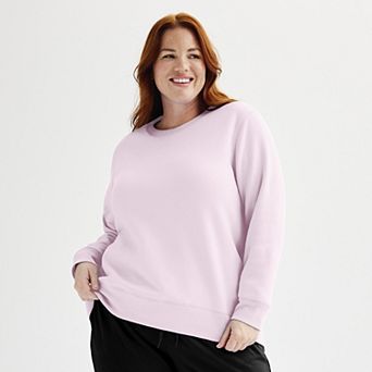 Plus Size Tek Gear® Ultrasoft Fleece Crewneck Sweatshirt