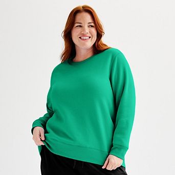 Plus Size Tek Gear® Ultrasoft Fleece Crewneck Sweatshirt