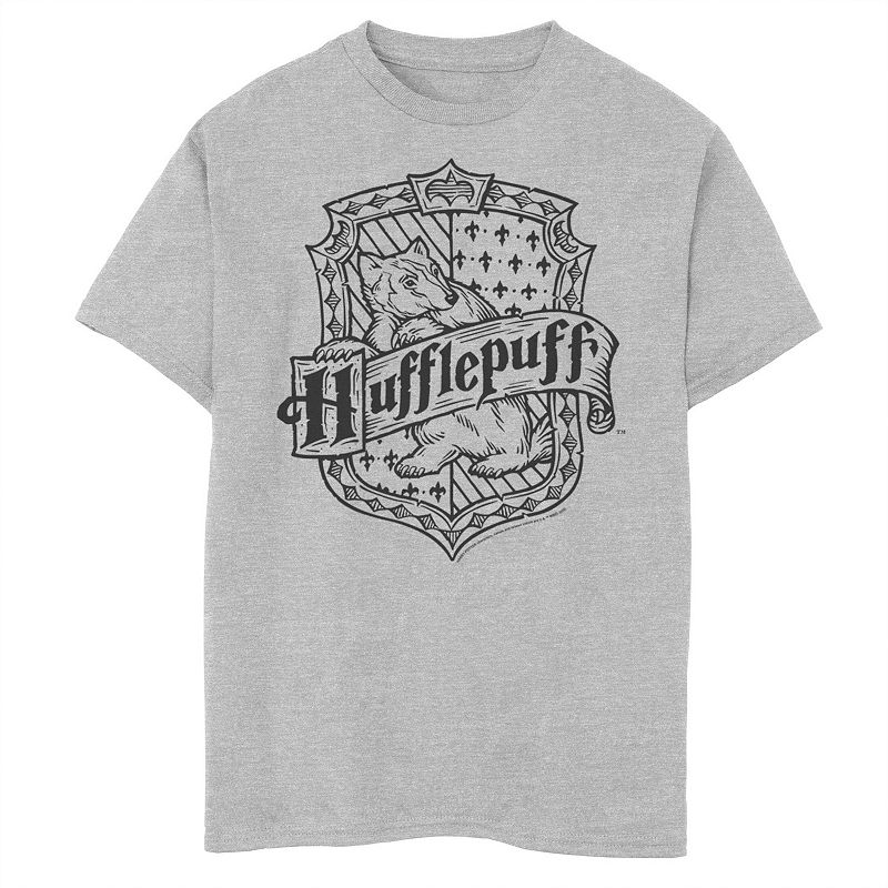 Boys 8-20 Harry Potter Hufflepuff Dark Detailed Crest Graphic Tee, Boys, S