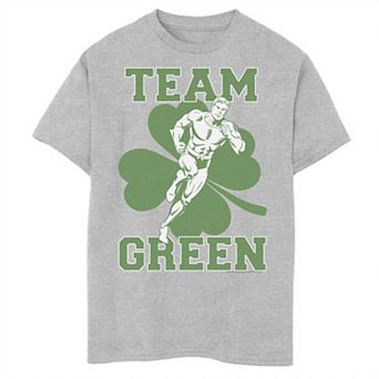 Boys 6-20 DC Comics St. Patrick's Day Aquaman Team Green Graphic Tee